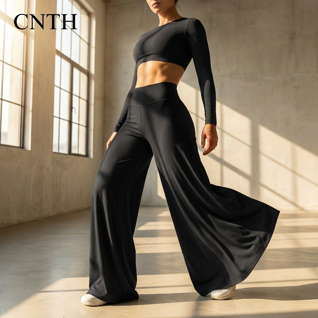 ✨ CNTH High Waist Flare Legging Lounge, maar altijd ready to shine