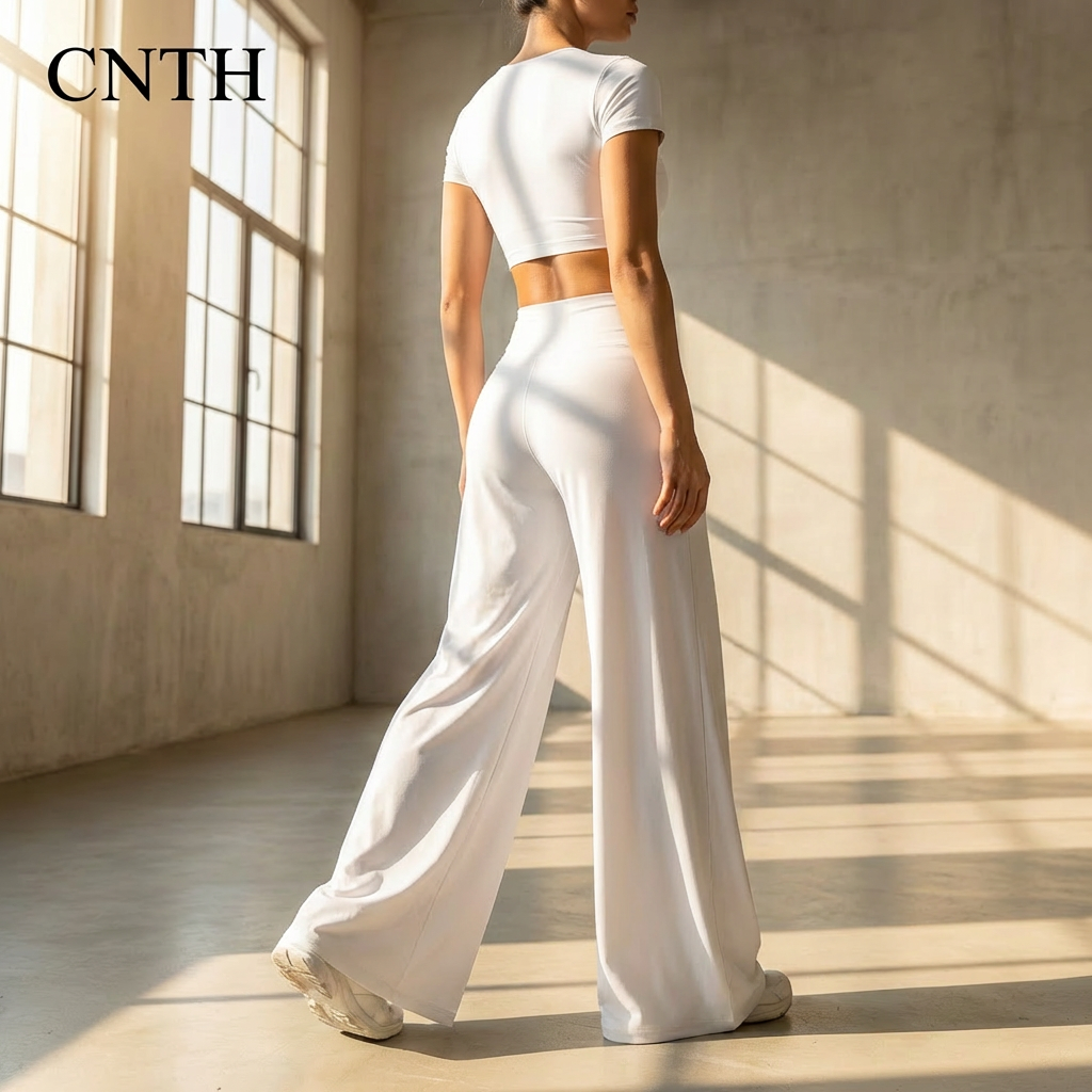 ✨ CNTH High Waist Flare Legging Lounge, maar altijd ready to shine
